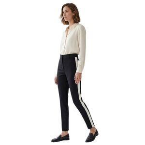 Club Monaco ($198) Ryanne Tuxedo Stripe Crop Pants - W